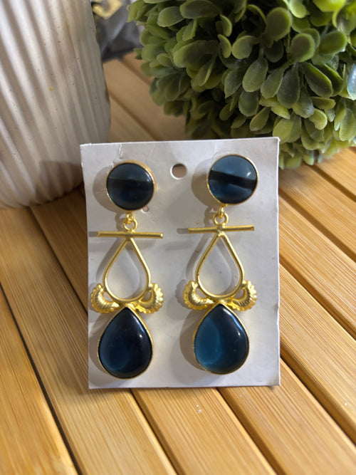 Blue Drop Earring