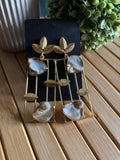 Square window earring
